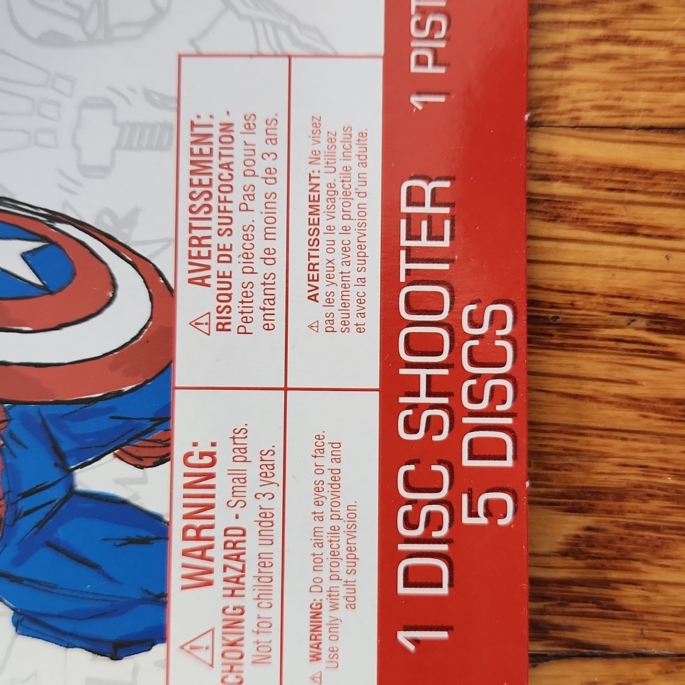 Avenger Blue Disc Shooter Toy Age 5+, New - Picture 2 of 4
